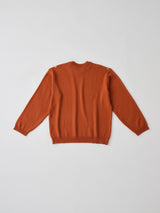 LIGHTING HAND PAINTING KNIT PULLOVER　イナズマモチーフ ハンドペイントニットトップ