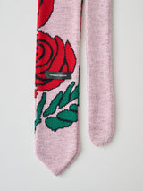 JAQUARD KNIT TIE  ジャカードニットタイ PINK