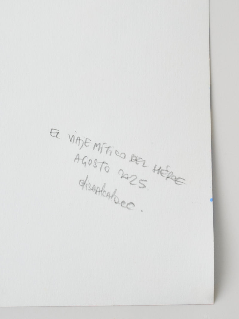 ELISA ALCALDE｜アート原画《el viaje mítico del héroe/ 英雄の神話的