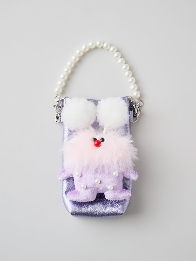 handmade ∞ skip ぱくぱくポシェット パープル SUPER A⁄B FANCY 