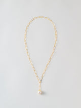 サウスシーパール×Goldチェーンネックレス（ホワイトパール）