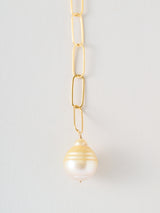 サウスシーパール×Goldチェーンネックレス（ホワイトパール）