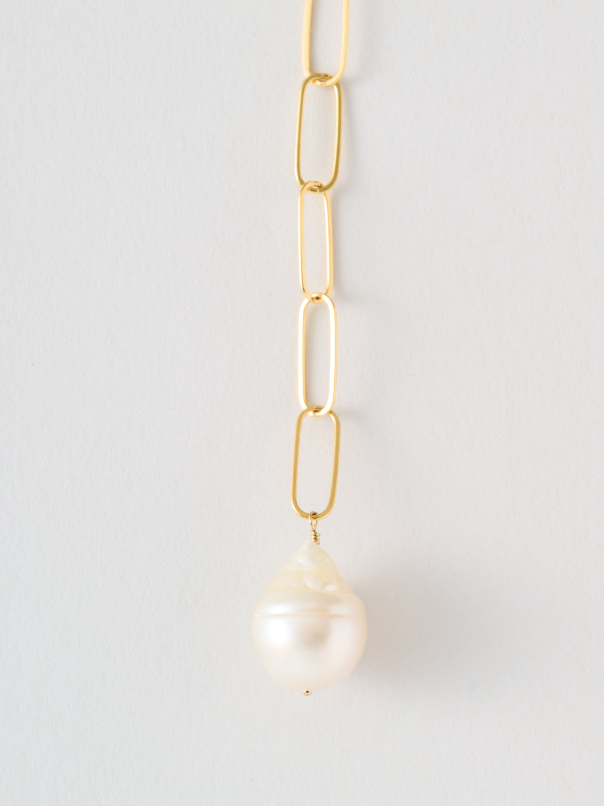 サウスシーパール×Goldチェーンネックレス（ホワイトパール） – Numero