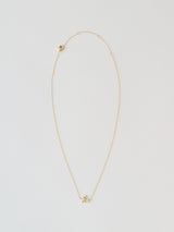 3スターズ ダイヤモンド 14K ネックレス　