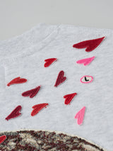 Ⓛ（エル） 刺繍スウェット《PLANET OF LOVE》