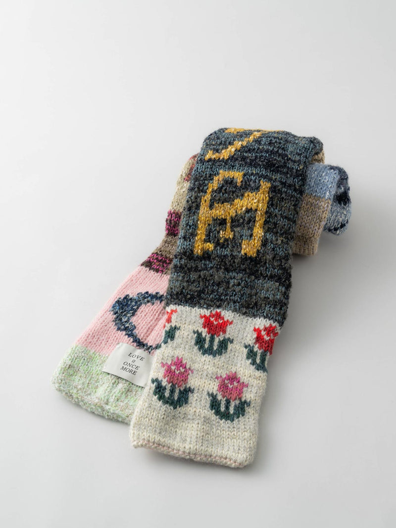 Handmade Knit Scarf ハンドメイドニットスカーフ（マフラー）