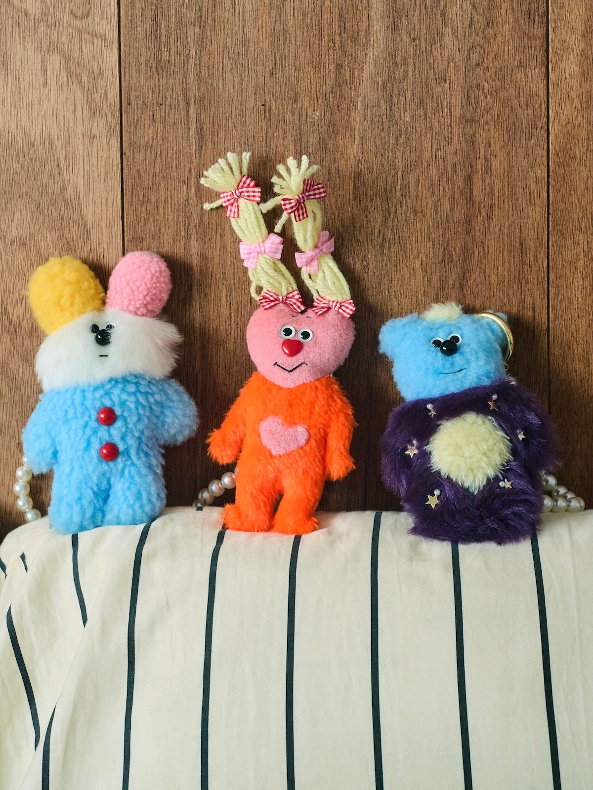 SUPER FANCY LOVE CHARM ハンドメイドぬいぐるみバッグチャーム A/B/C