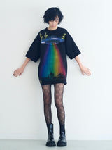 HAND PAINTING T-Shirts　UFOハンドペイントオーバーサイズTシャツ