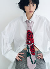 JAQUARD KNIT TIE  ジャカードニットタイ PINK