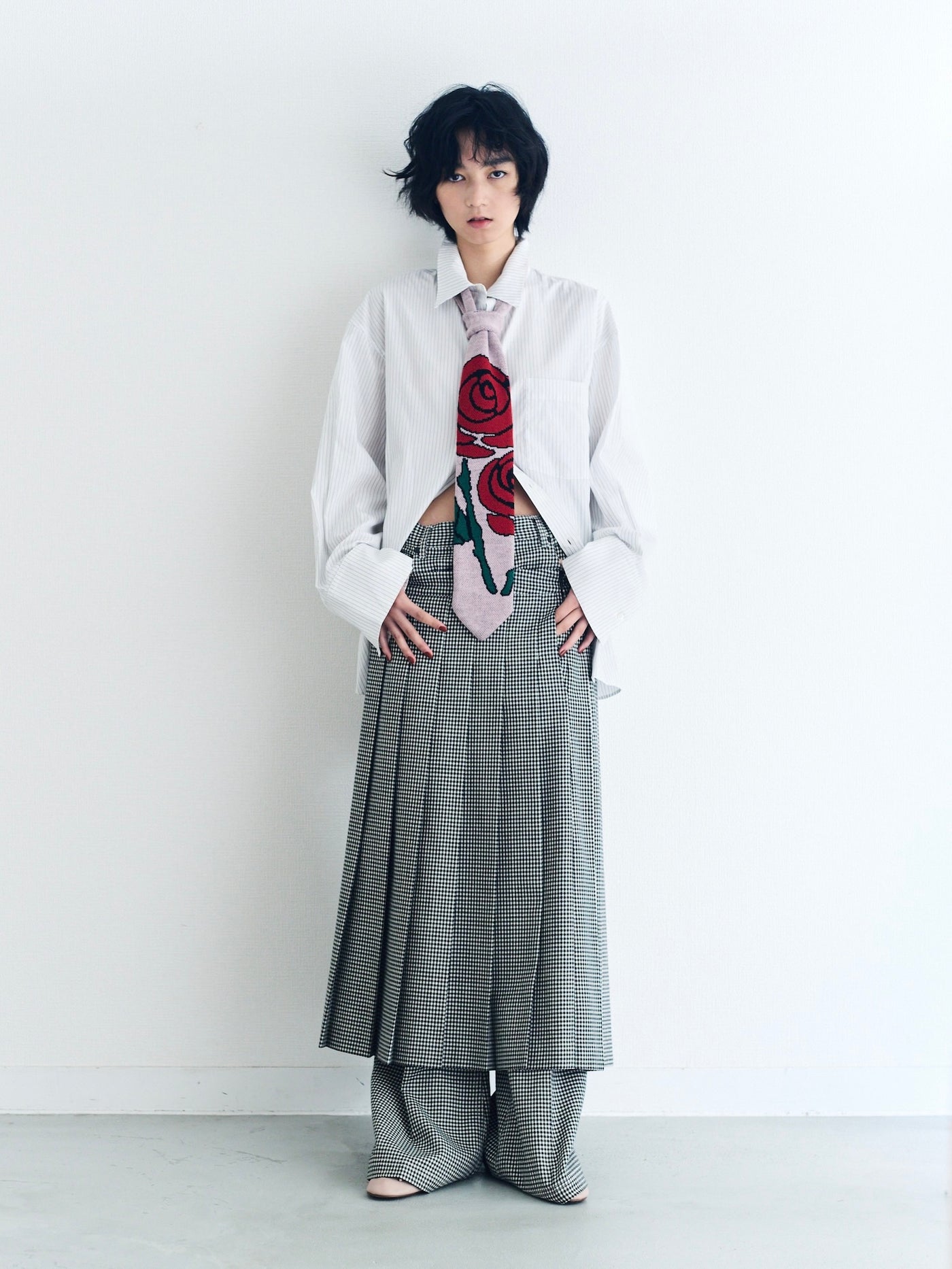 TENDER PERSON｜テンダーパーソン JAQUARD KNIT TIE ジャカード 