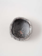 林友加 志野茶碗 A（ピンク濃グレー四角）木箱付き  1