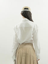 MICHE SHIRT 刺繍ホワイトシャツ